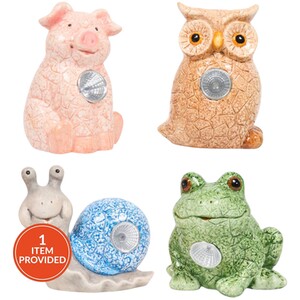 Solar Mini Mosaic Animal Decor