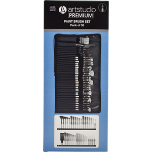 Pack of 36 Premium Paint Brushes