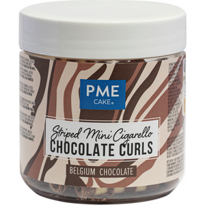 PME Striped Mini Cigarello Chocolate Curls