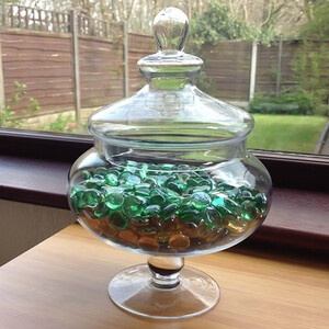 Clear Glass Sweets  Jar