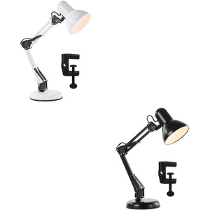 Swing Arm Desk Lamp Adjustable Metal Arm Weighted Base Architect Light