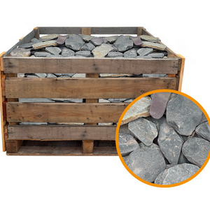 Large Slate Paddlestones 100-200mm Crate 1000kg