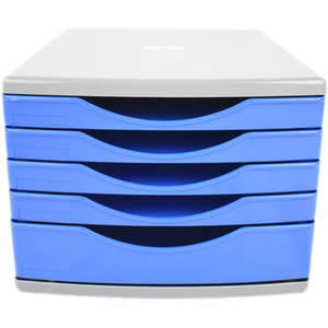 Blue / 21.2cm / 5 Desktop Drawer Tower Set shot 12255969