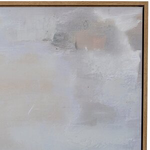 Hillside View Hand Painted Canvas in Frame - Elegant Wall Art