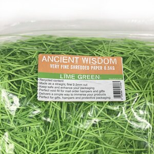 Bright Lime Green Shredded Paper for Gifts Decor