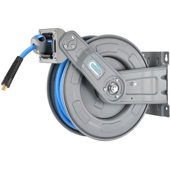 SwitZer Retractable Air Hose Reel Heavy Duty Wall Mounted Auto Rewind