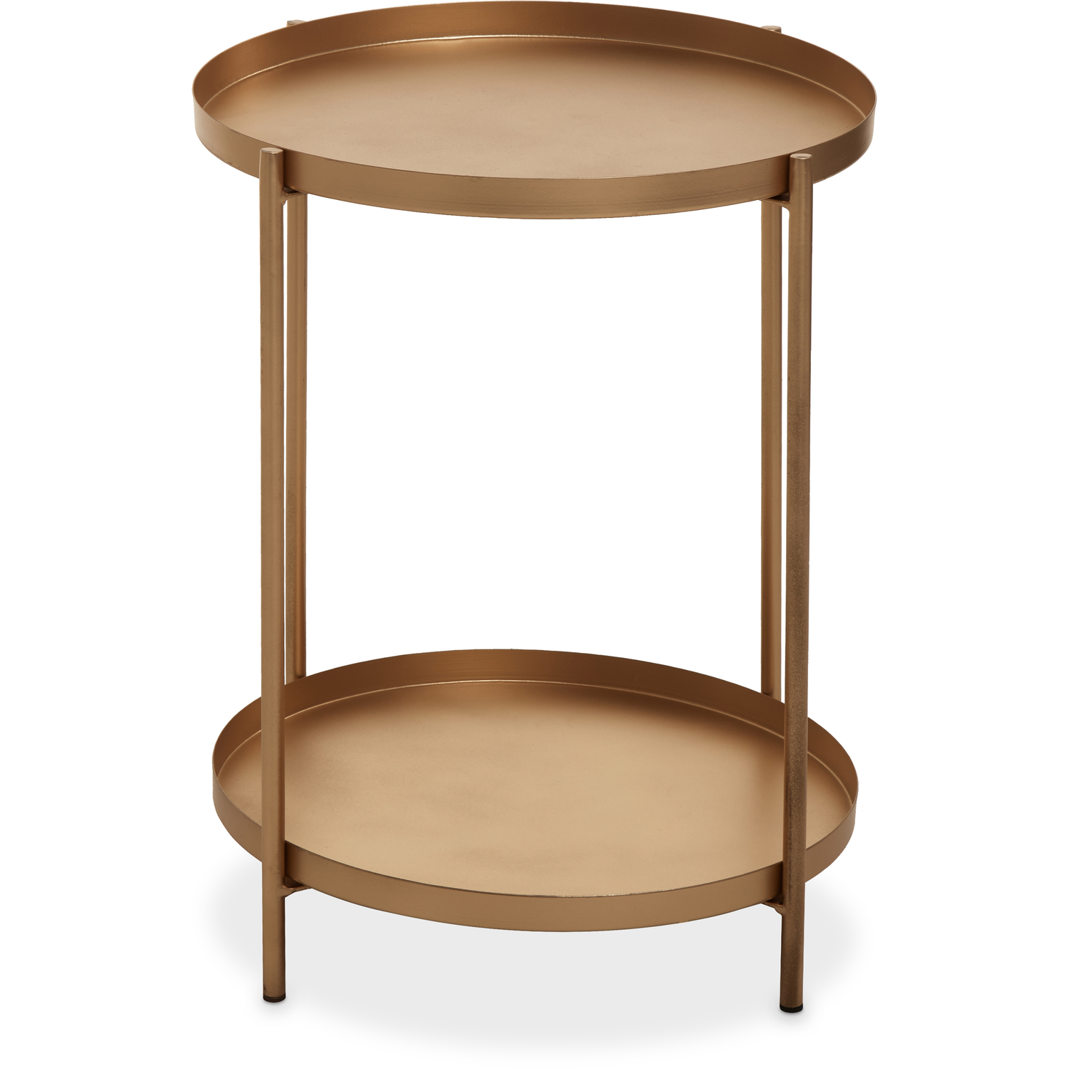 Mandoli Gold Side Table - Gold