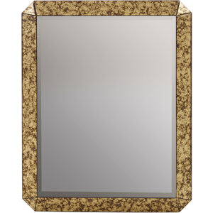 Grenoble Gold Finish Rectangular Wall Mirror