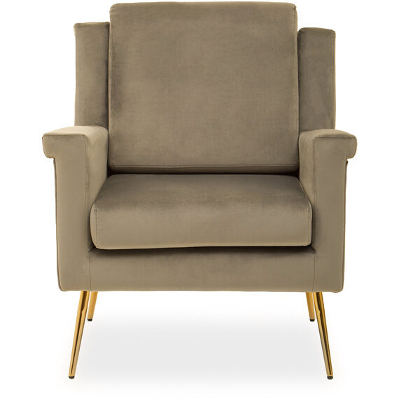 Salma Mink Velvet Armchair.