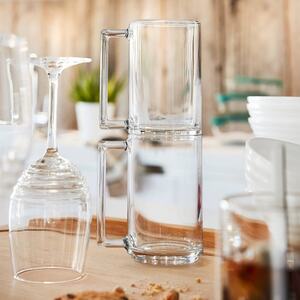 320ml Tempered Glass A La Bonne Coffee Mugs - Clear - Set of 6