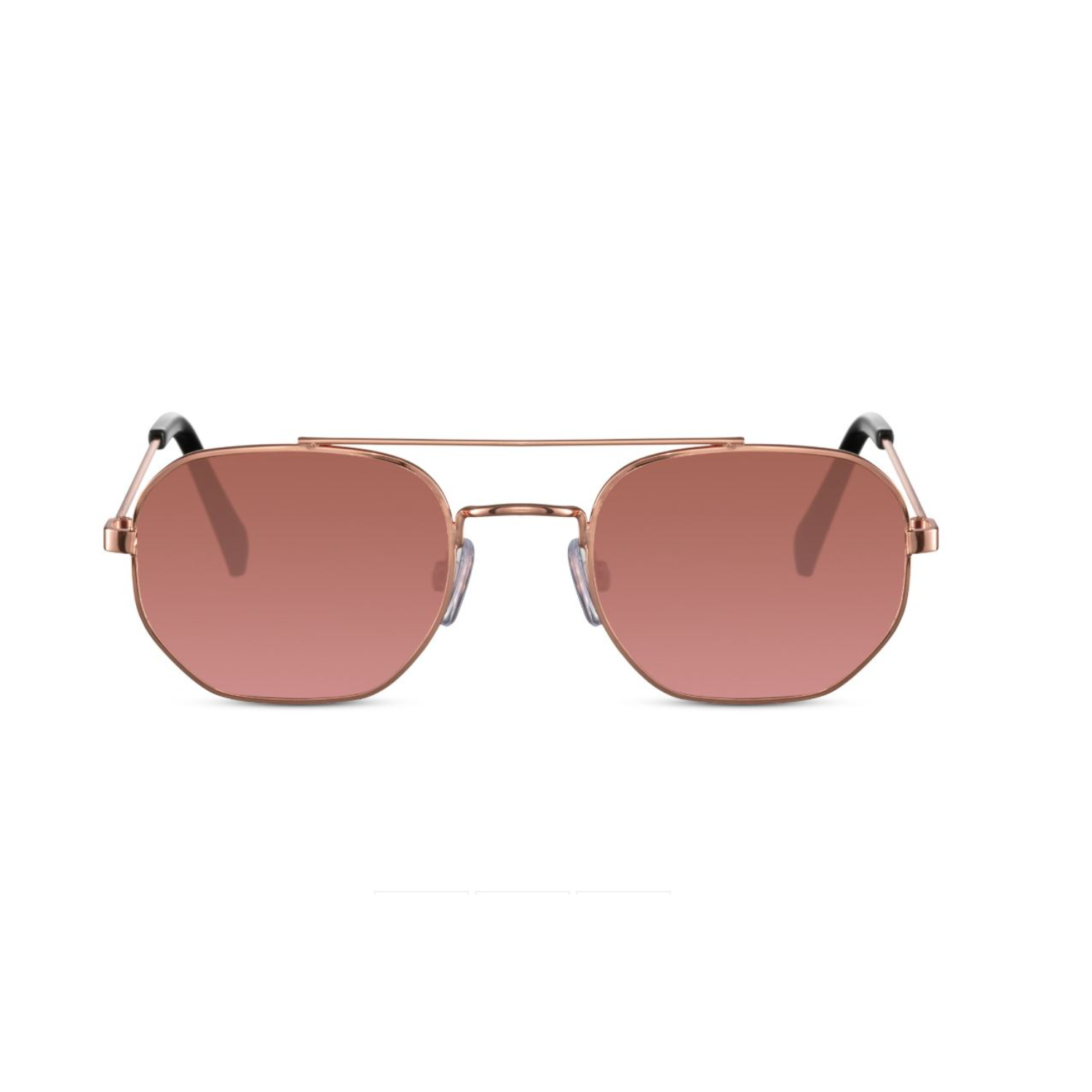 Sunglass Station Horizon Aviator Unisex Sunglasses - Gold