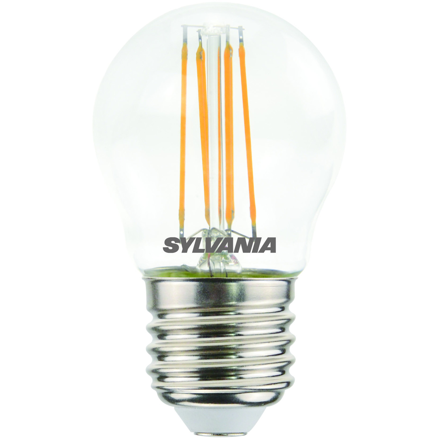 Sylvania Toledo Rt Ball Led Filament Light Bulb E27 470 Lumens Warm White 2700k - White