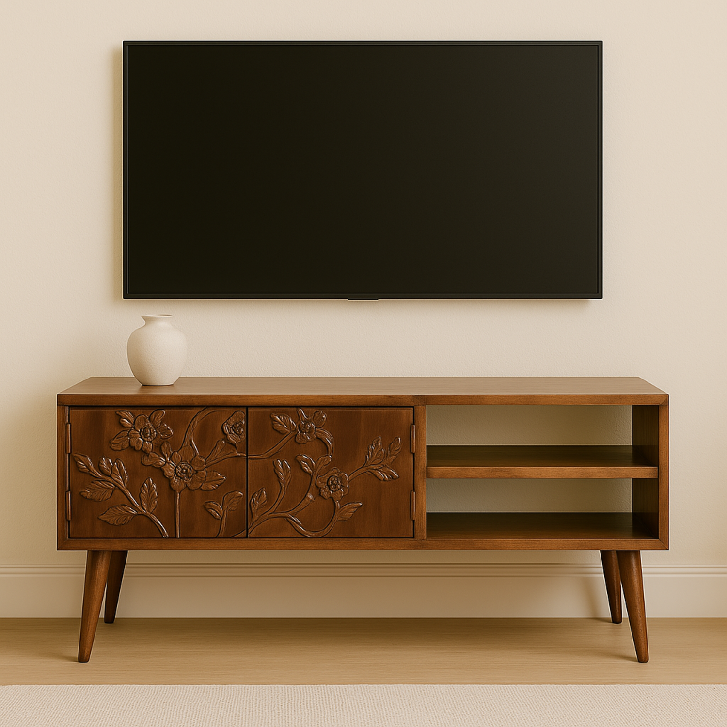 Artisan Furniture Solid Wood Botanic Media Unit - Brown