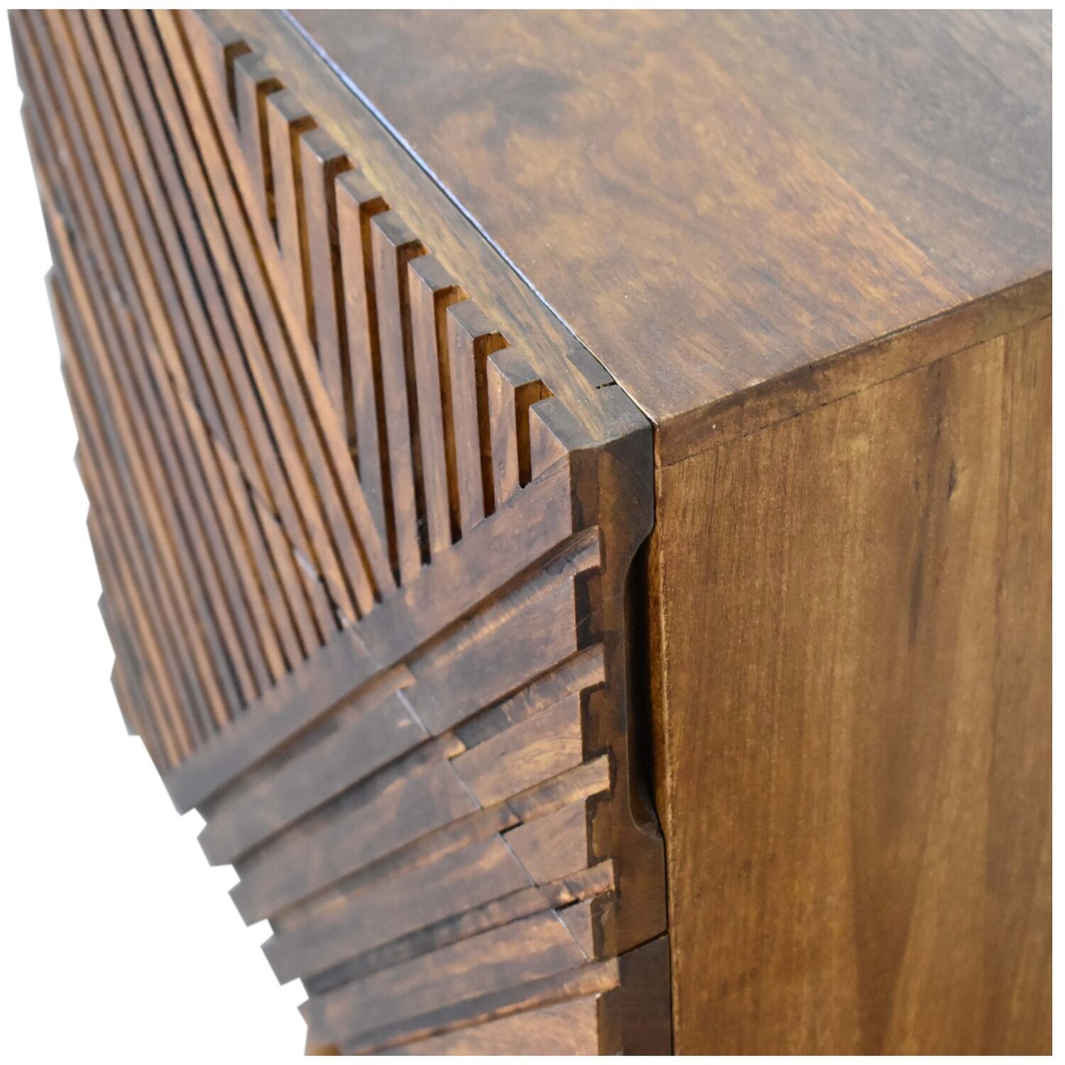 Artisan Furniture Solid Wood Lille 2-drawer Chestnut Bedside - Brown