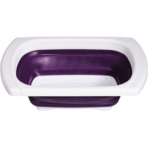 Zing Purple Over Sink Collapsible Colander