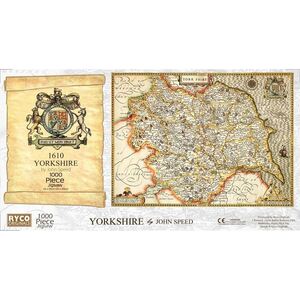 Yorkshire Historical Map 1000 Piece Jigsaw Puzzle (1610)