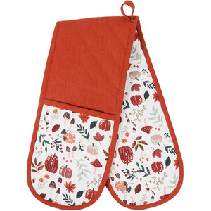 Autumn Printed Double Oven Glove