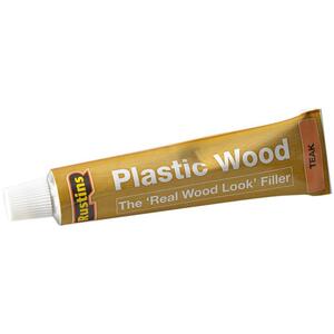 Rustins Plastic Wood Tube Teak 20G