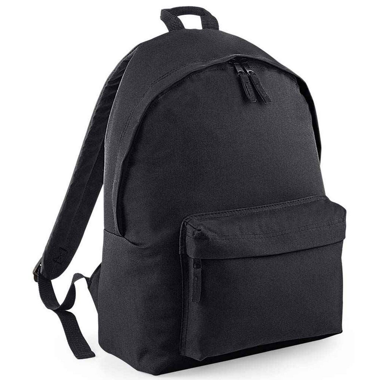 Bagbase Original Fashion Backpack - Black/Black / Polyester