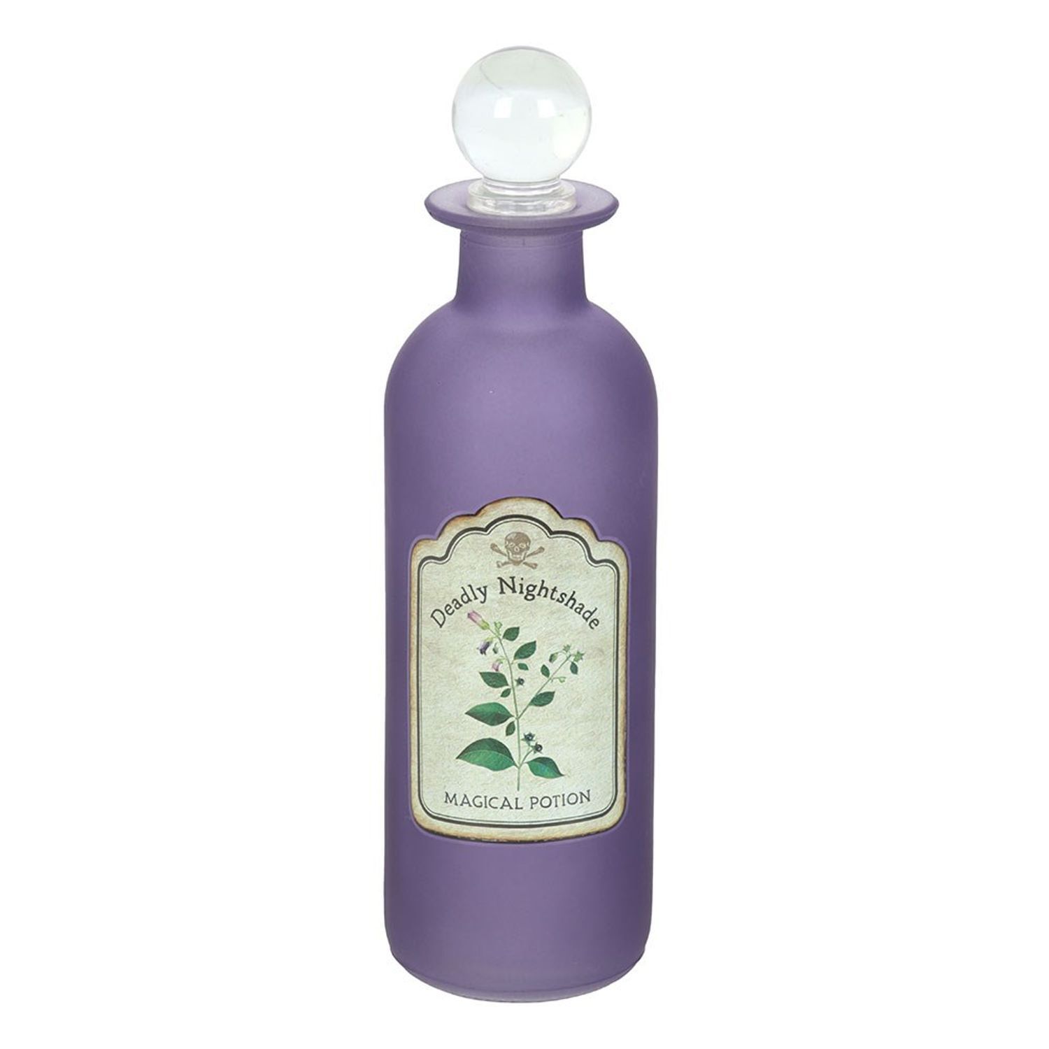 Something Different Deadly Nightshade Potion Decorative Bottle - Purple