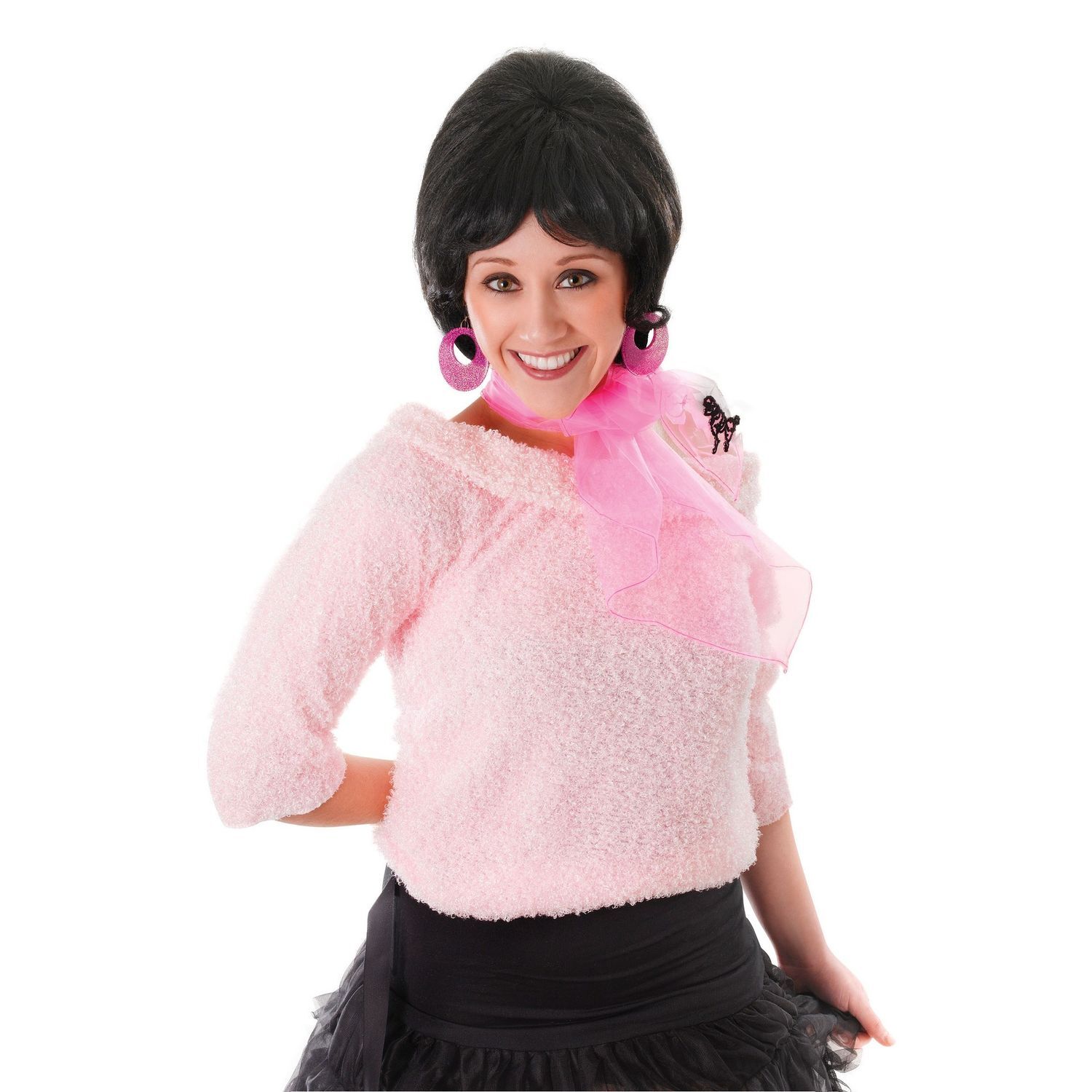 Bristol Novelty Unisex Adults Poodle Scarf - Pink