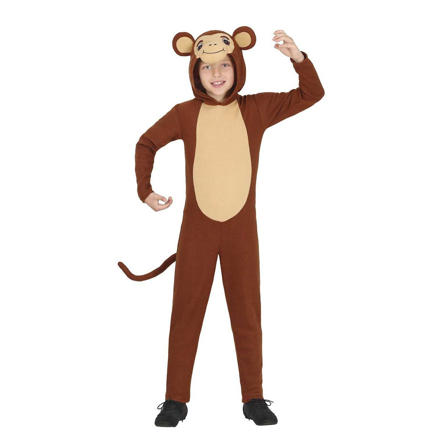Fiestas Guirca Childrens/Kids Monkey Costume - Brown/Beige / 7+