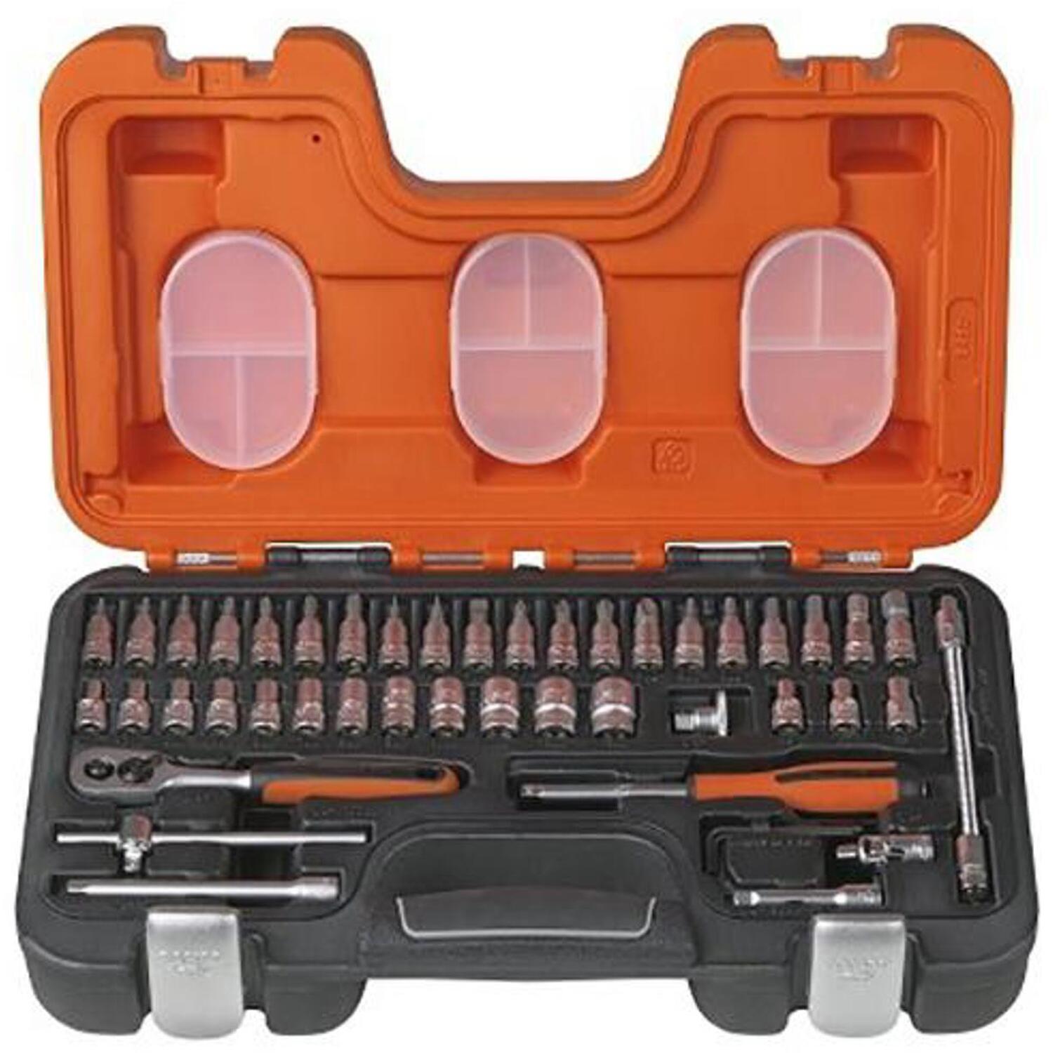 Bahco 46 Piece 1/4" Drive Hex Socket And Socket Bit Set Metric - Image 8