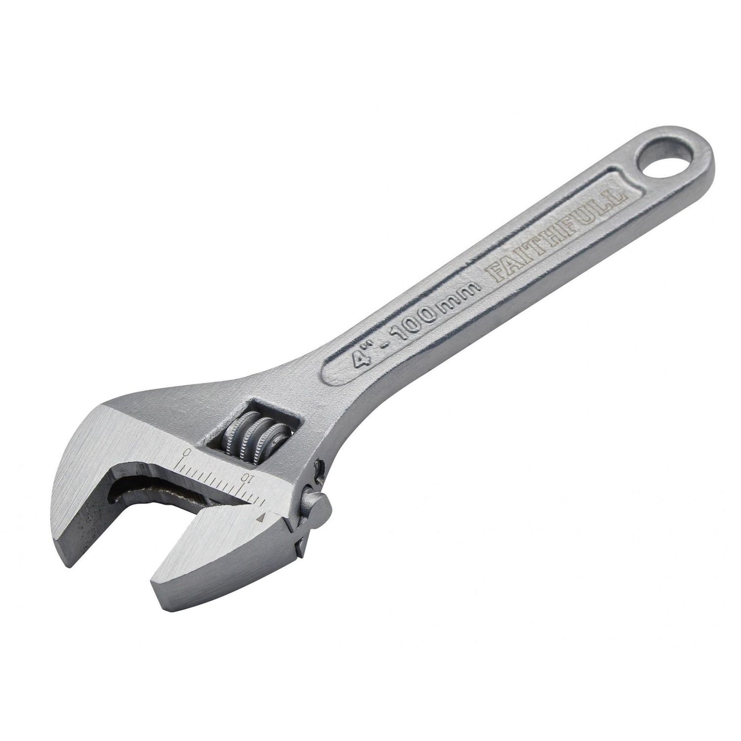 Faithfull Chrome Adjustable Spanner - Multi Colour