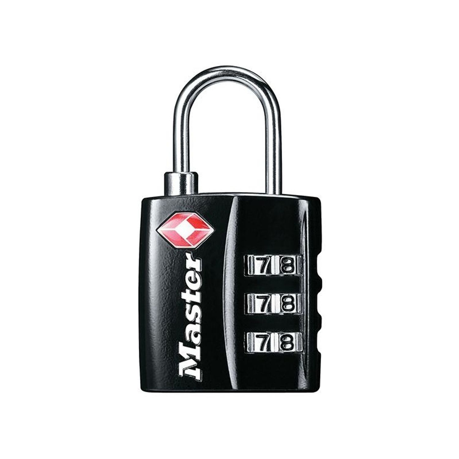 Master Lock Tsa 3-Digit Combination Black Finish 30Mm Padlock - Black Finish