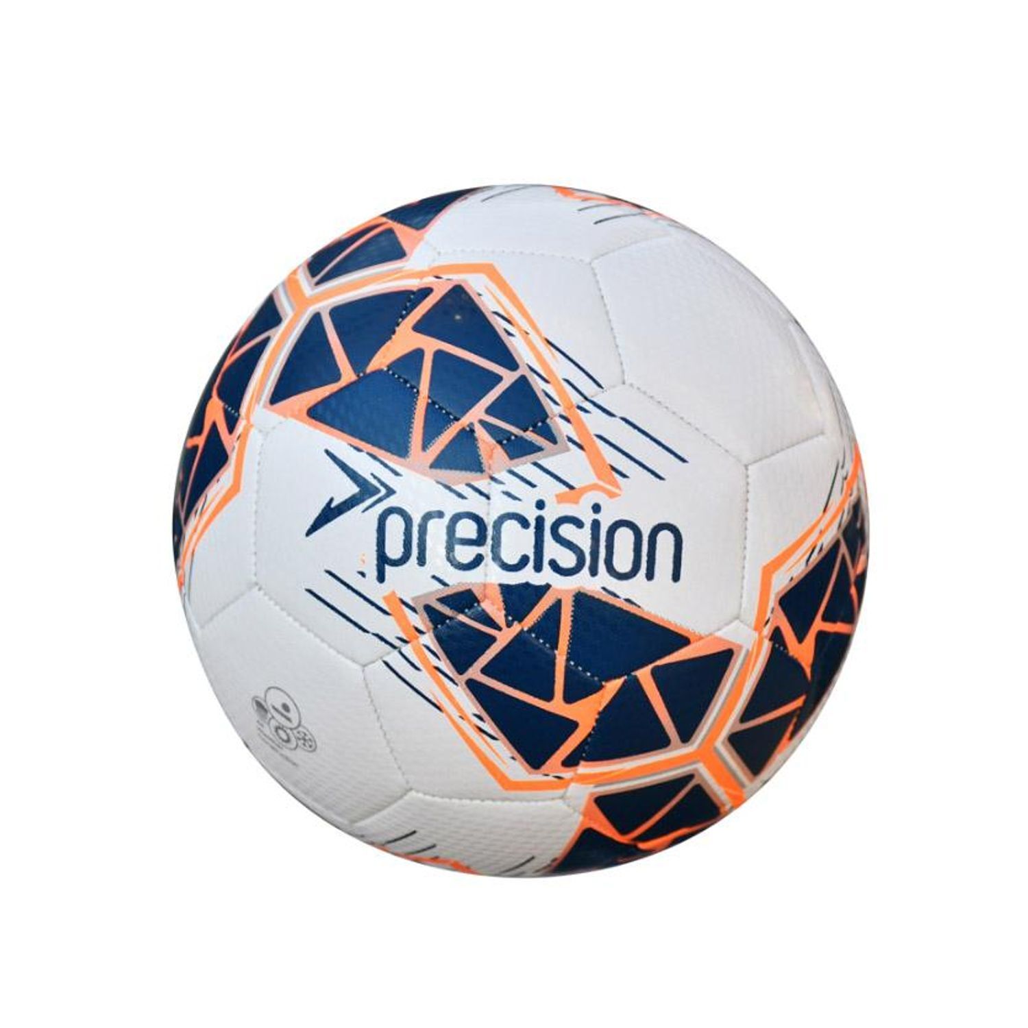 Precision Fusion 2024 Mini Training Ball - White/Navy/Fluorescent Orange / 1