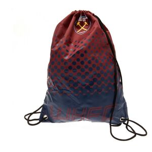 West Ham United FC Fade Design Drawstring Gym Bag