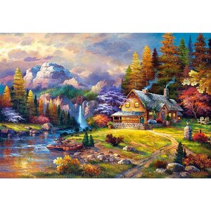 Custom Diamond Painting Kit Autumn Forest Wedding Gift 20x30cm