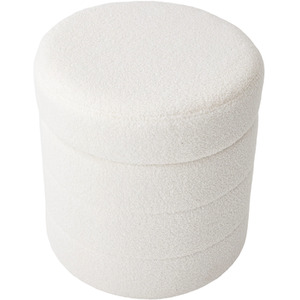 Teddy Fleece Upholstered Storage Ottoman Bench