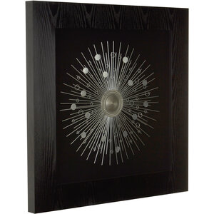 Nason Framed Silver Abstract Wall Art