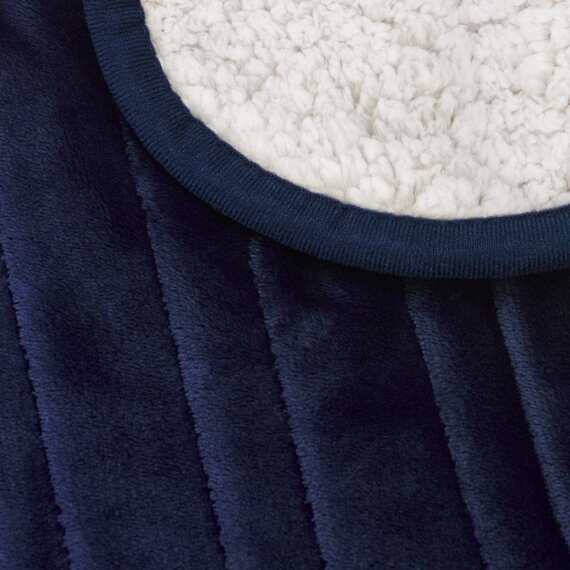 Cosi Home Double Fleece & Sherpa Electric Heated Throw