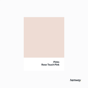 Hemway Chalk Paint Flat Matt Rose Touch Pink 1L