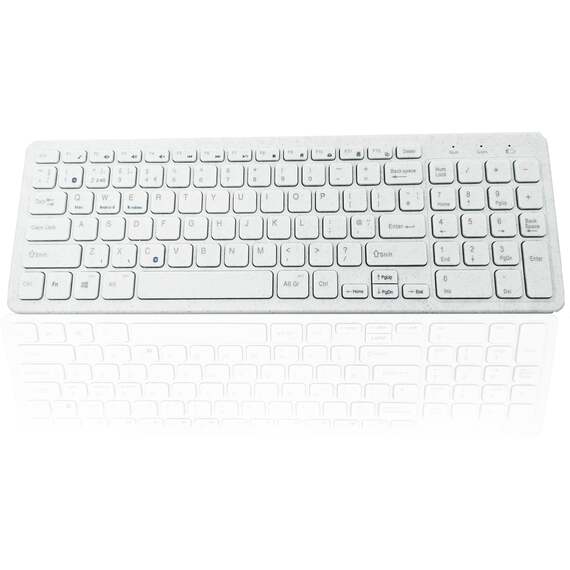 Accuratus ECO Step One Wireless BT and RF Keyboard - Duck Egg Blue