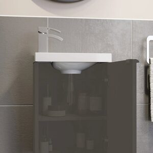 Slim Cloakroom Recessed Basin 800mm