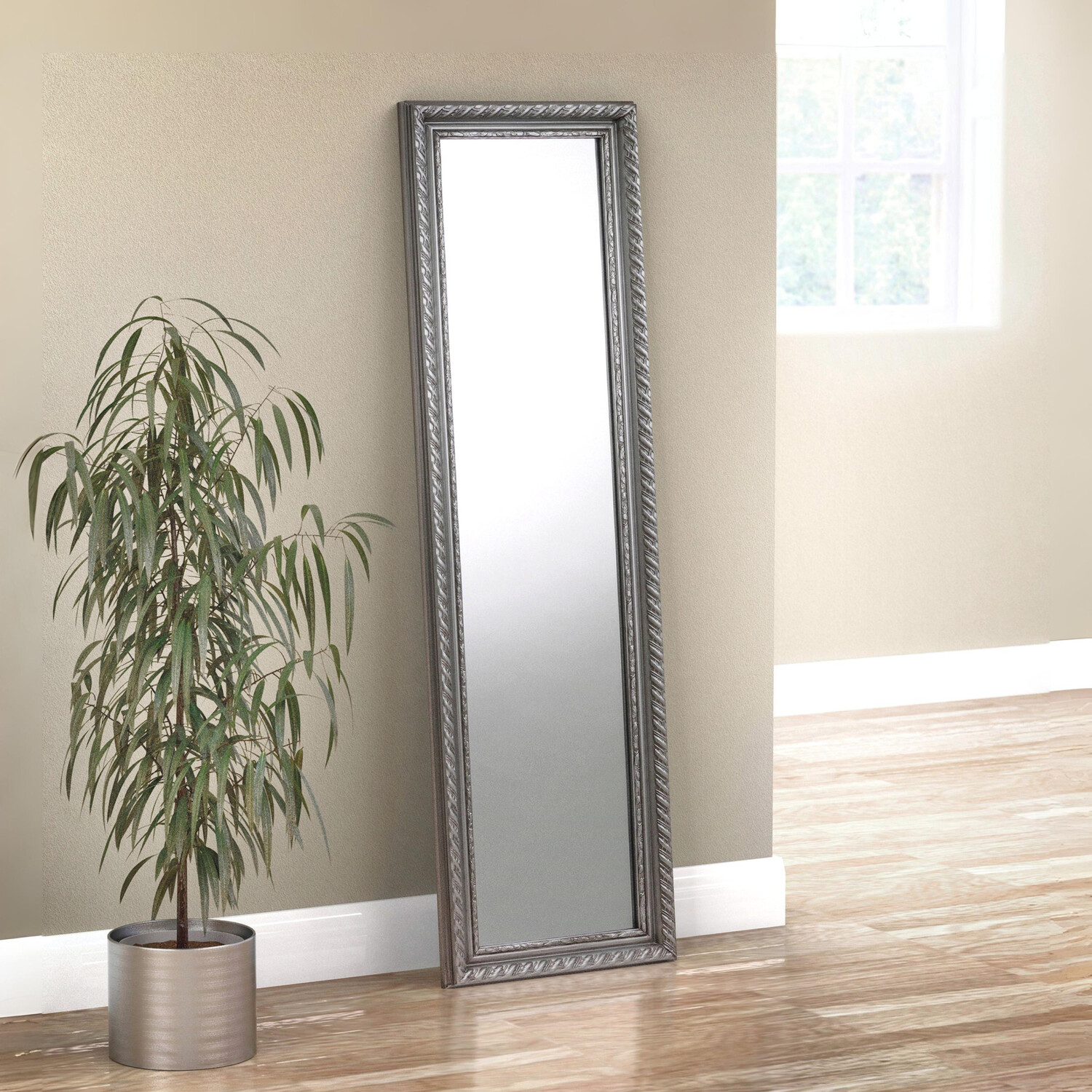 Image of Allegro Dress Mirror - Pewter