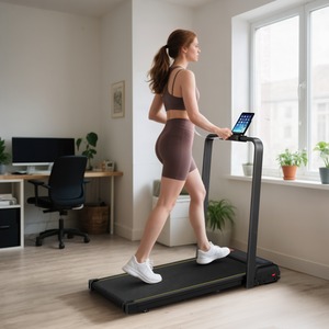 SPORTNOW Folding Treadmill Walking Pad with Handle