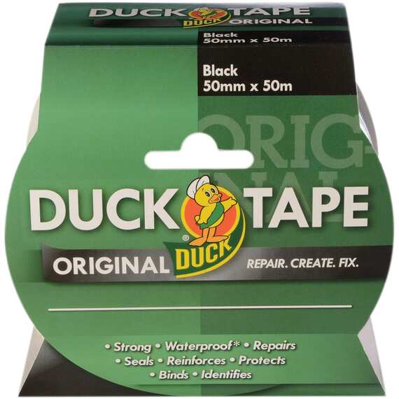 Shurtape Original Duck Tape black 50mm x 50m - pack of 6 model 211116