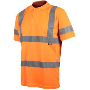 Scan hi-vis yellow polo shirt - XXL (50in).