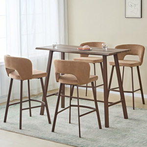 Axel Table and Bar Stool Set