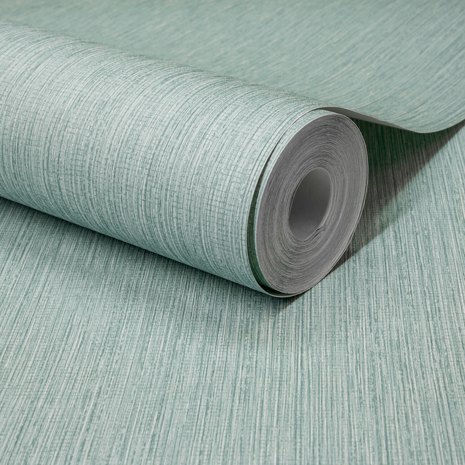 Grandeco Boutique Rays Grasscloth Effect Pvc - Teal