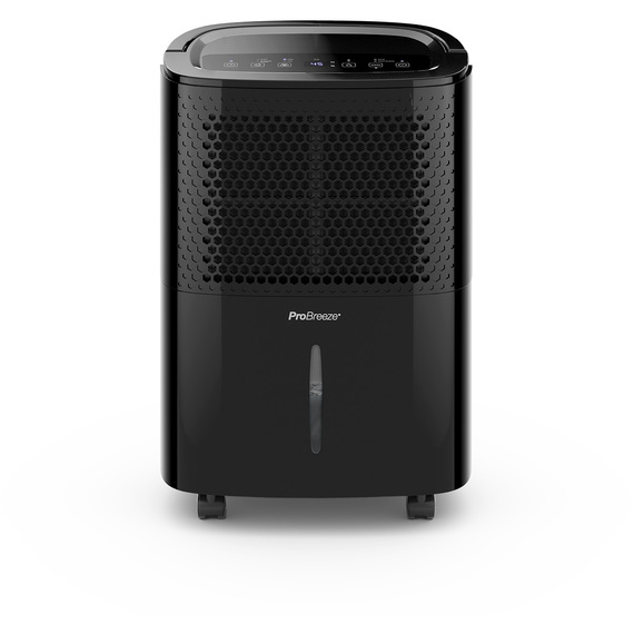 Pro Breeze 12L Low Energy Black Dehumidifier with Built-in Humidistat