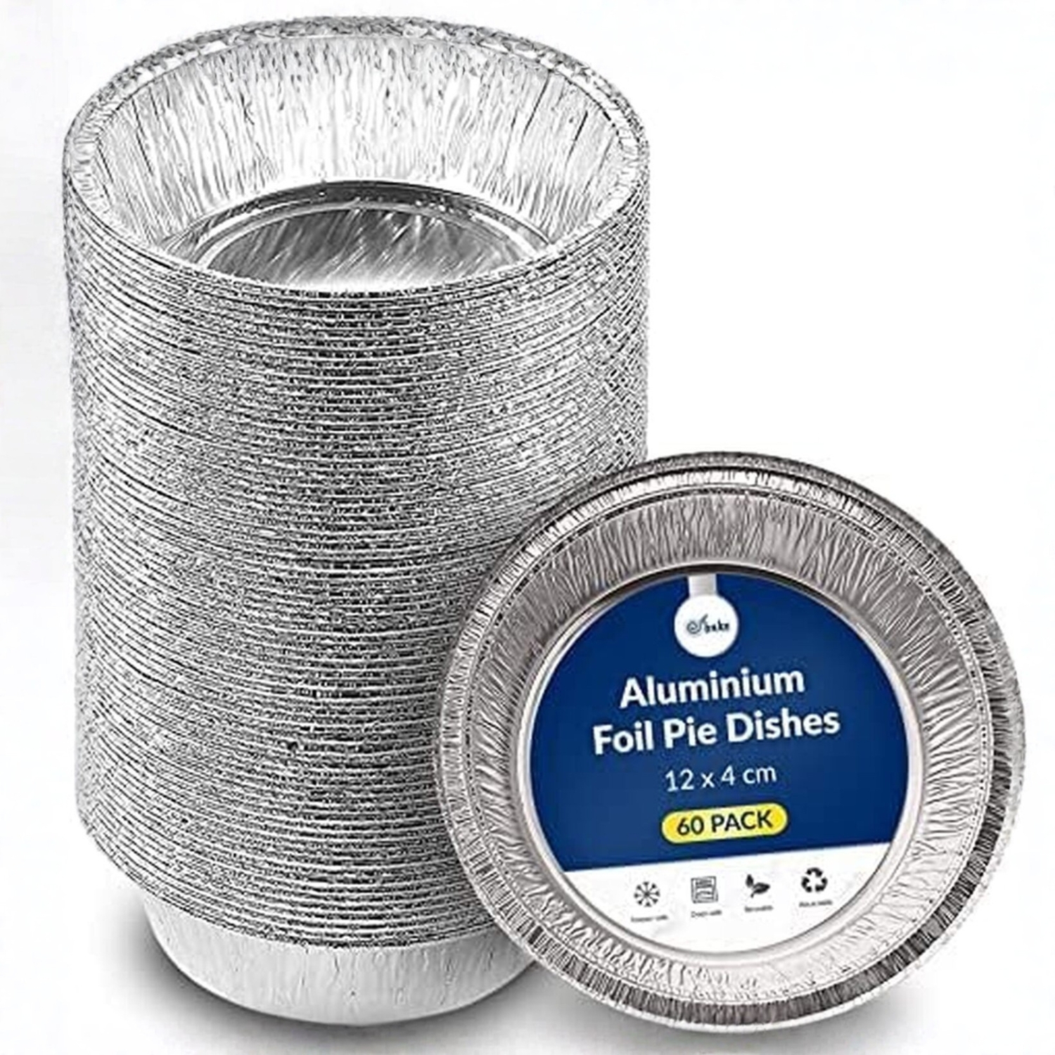 Image of Aluminium Round Foil Dishes - Silver&hellip;