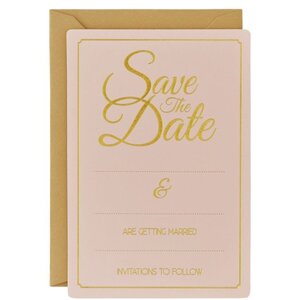 Gold Foiled Save the Date Cards