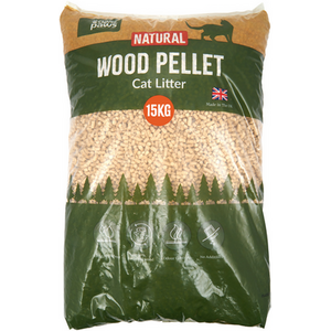 Natural Wood Pellet Cat Litter