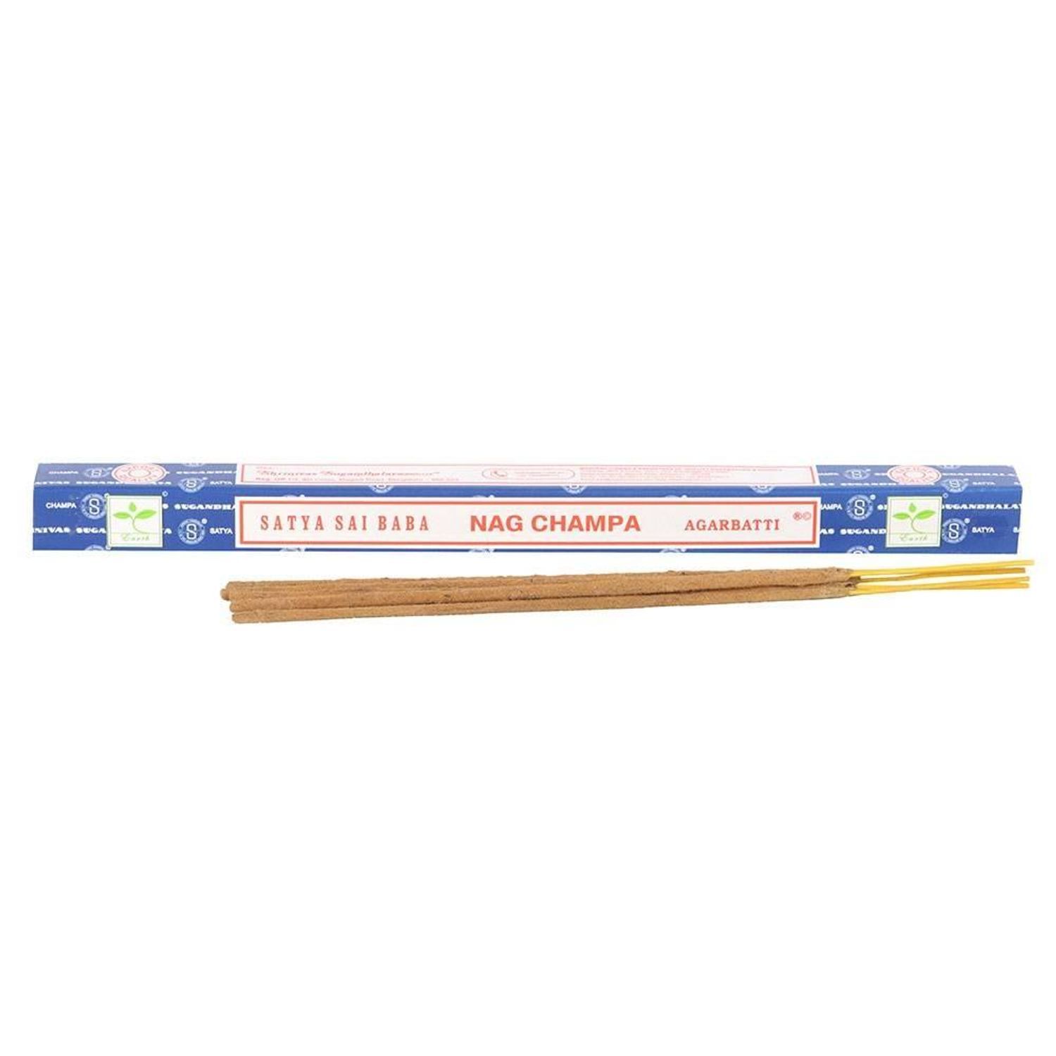 Satya Nag Champa Natural Incense Sticks (Pack Of 25) - Brown