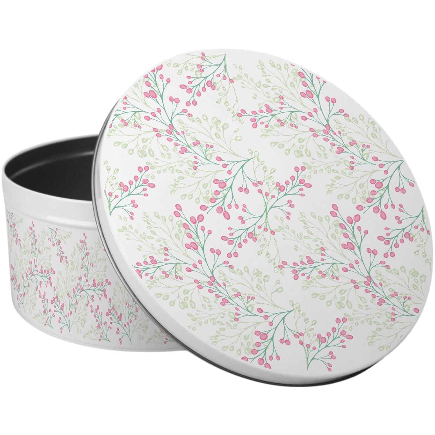 Image of Delicate Floral Large Cake Tin -&hellip;